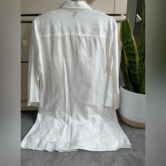 NWT MISA Los Angeles Matias Embroidered Shirtdress Size XS - Picture 11 of 11